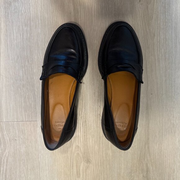Sézane Leather Albane Loafers in Color Smooth Black Size 38 (US 7.5) - Picture 6 of 10